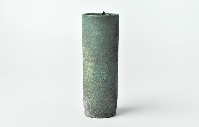 野口悦士 206 緑青筒掛花入 ｜ 暮らしのうつわ花田 和食器 通販