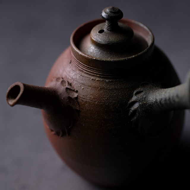 共箱付】常滑急須 (SOY-432) 作家「山田想」