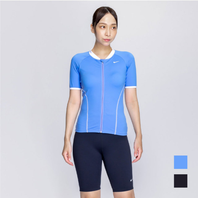 NIKE SWIM公式】ナイキ SU25 ジップ付き半袖セパレーツ 2993136