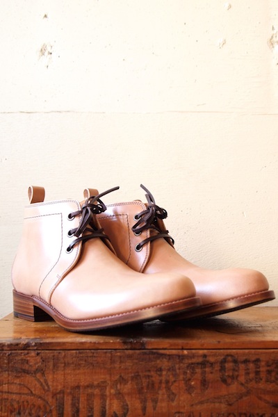 chausser (ショセ) C-7120 ナチュラルコードバンチャッカブーツ