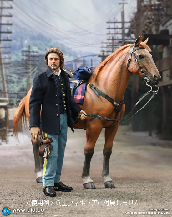 DID】E60082 Brown-Red War Horse (Standing) ネイサン大尉 愛馬 騎馬