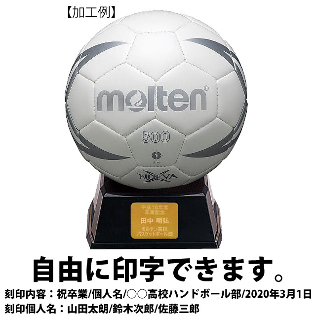 名入れ】モルテン(molten) サインボール ハンドボール＋プレート