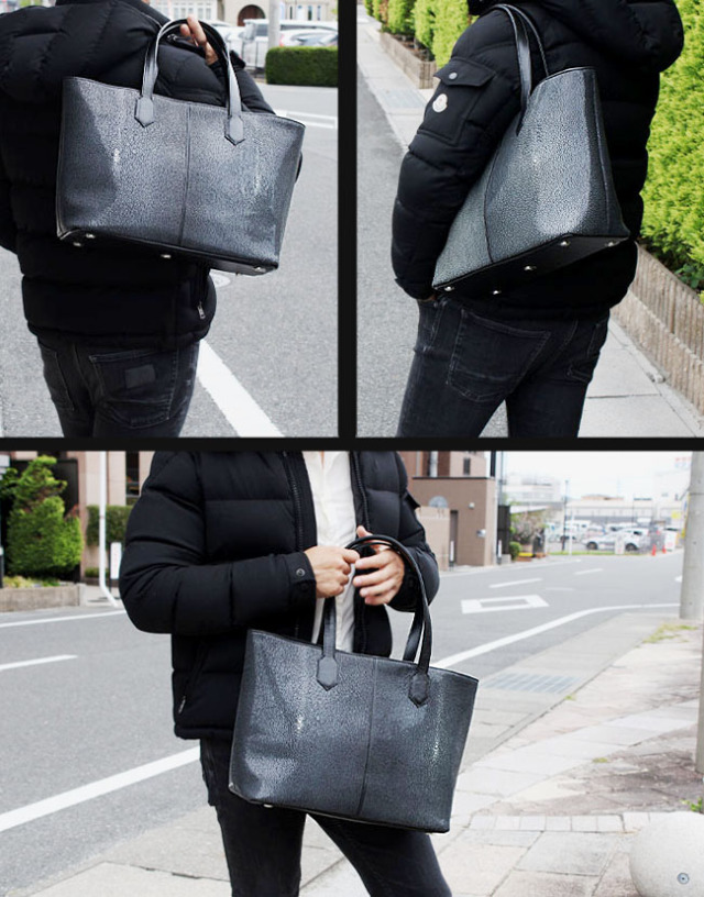 スティングレイ（エイ革）&リザードバック ポーラ スティングレイ