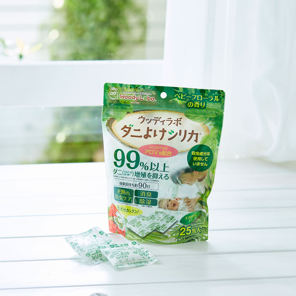 ダニよけシリカ ベビーフローラルの香り 6袋セット｜ダニよけ・防カビ