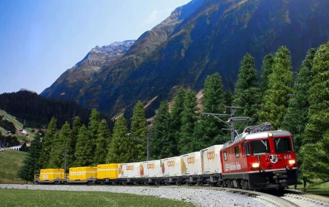 KATO カトー アルプスの機関車Ge4/4 二＜RhBロゴ＞ 3102-3【Nゲージ