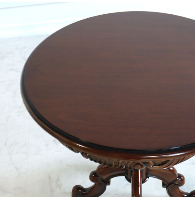 アンティーク調 猫脚ラウンドテーブル Φ70cm｜おしゃれインテリア 家具