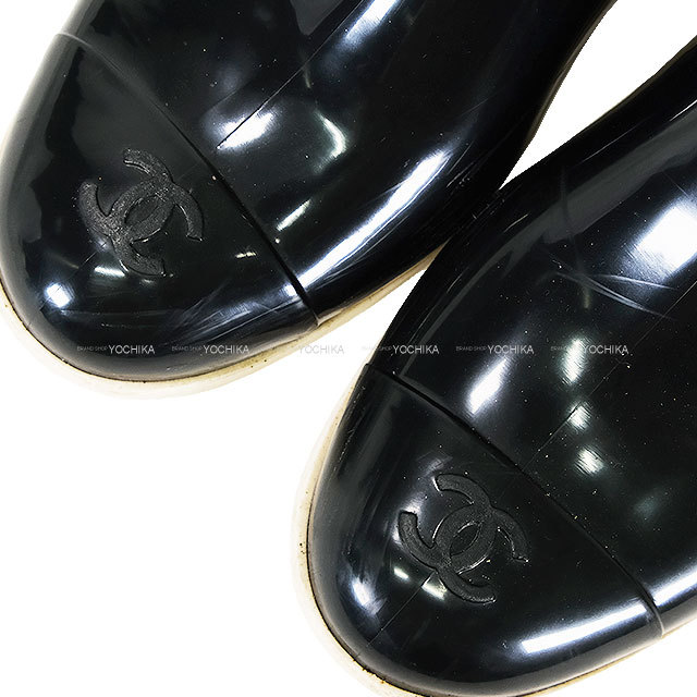 CHANEL シャネル ブーツ レディース カメリア レインブーツ ココマーク