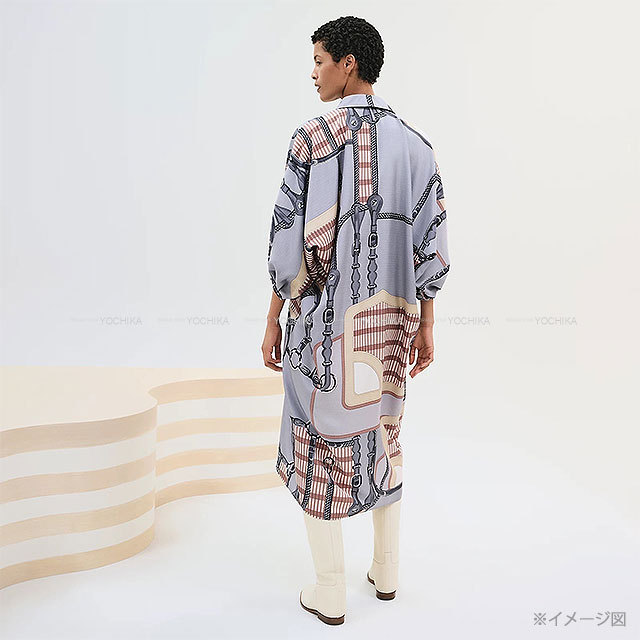 渋谷並木橋店】2025年春夏 HERMES エルメス ワンピース カフタン