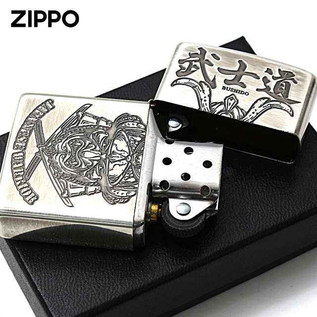 Zippo ジッポー 和柄 侍 JAPANESE STYLE 2020 銀メッキ 80057｜Zippo