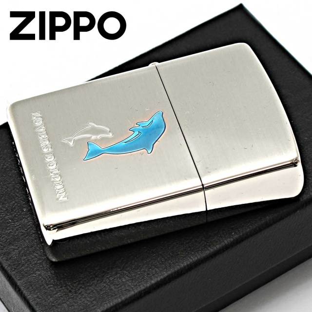 Zippo ジッポー イルカ ラバーズドルフィン ブルー LOVERS DOLPHIN