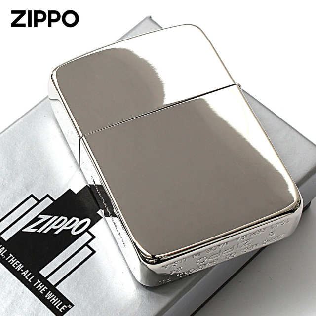 Zippo ジッポー 1941レプリカ 無地 プラチナコーティング 鏡面
