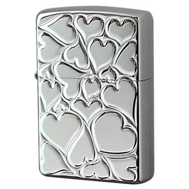 Zippo ジッポー ハート ダイアノシルバー FILL LOVE A｜Zippo専門店
