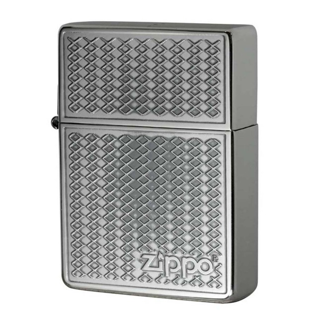 Zippo ジッポー 1935レプリカ グリルメッシュ シルバーいぶし 両面加工