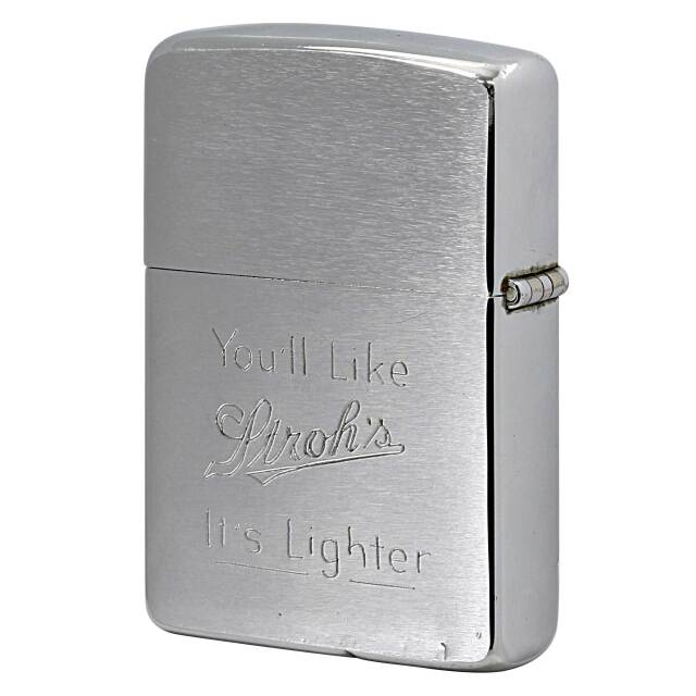 絶版/ヴィンテージ Zippo ジッポー 中古 1961年製造STROH'S BEER