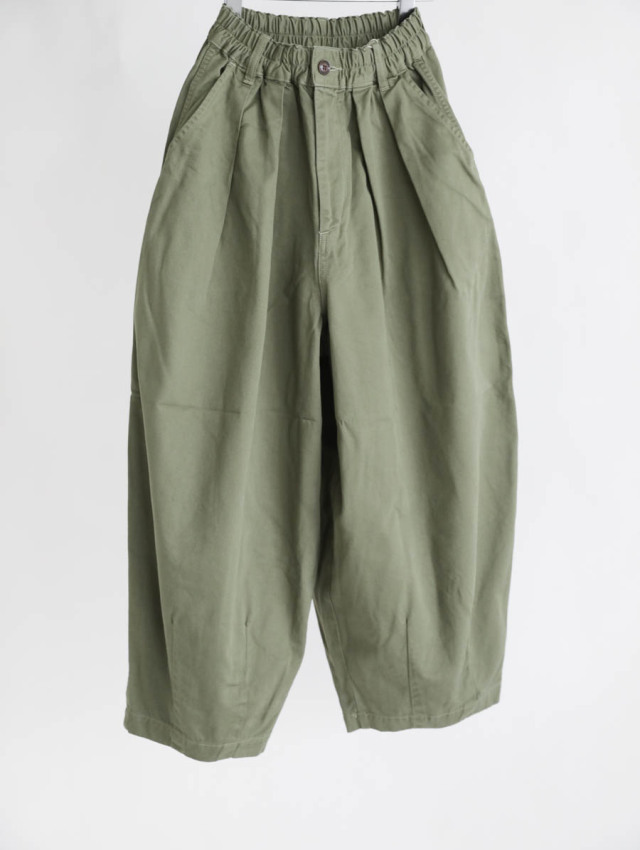 HARVESTY ハーベスティ｜チノサーカスパンツ（グリーン）