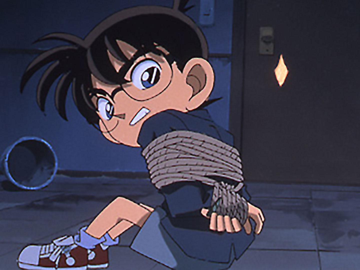 名シーン】名探偵コナン セル画 坂田刑事＆服部平次＆コナン（動画付き