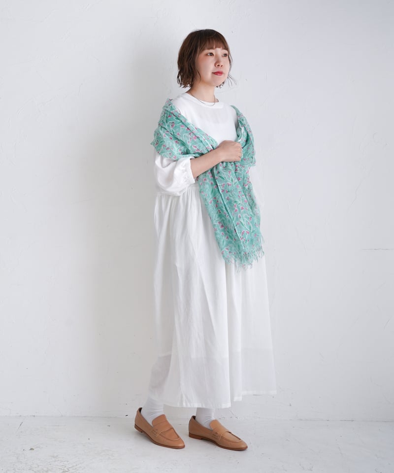 カディワンピース / 32yarnホワイト | kapuwa