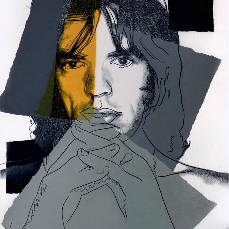 大好評！アンディー・ウォーホル作 ミック・ジャガー【インテリア