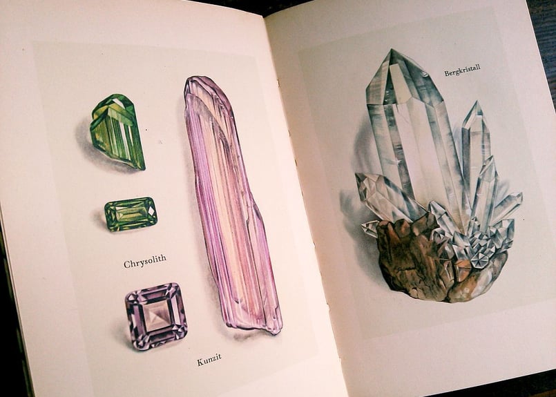 再入荷】1938年ドイツ インゼル文庫Nr.54＜小さな鉱物の本＞◇Das