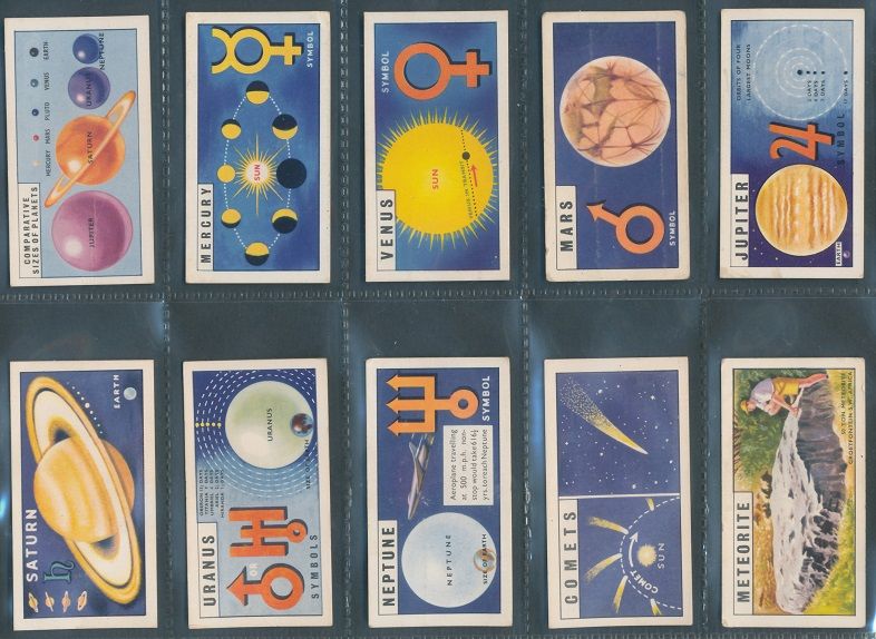 1958年シガレットカード＜イギリス＞◇「宇宙へ」全50種