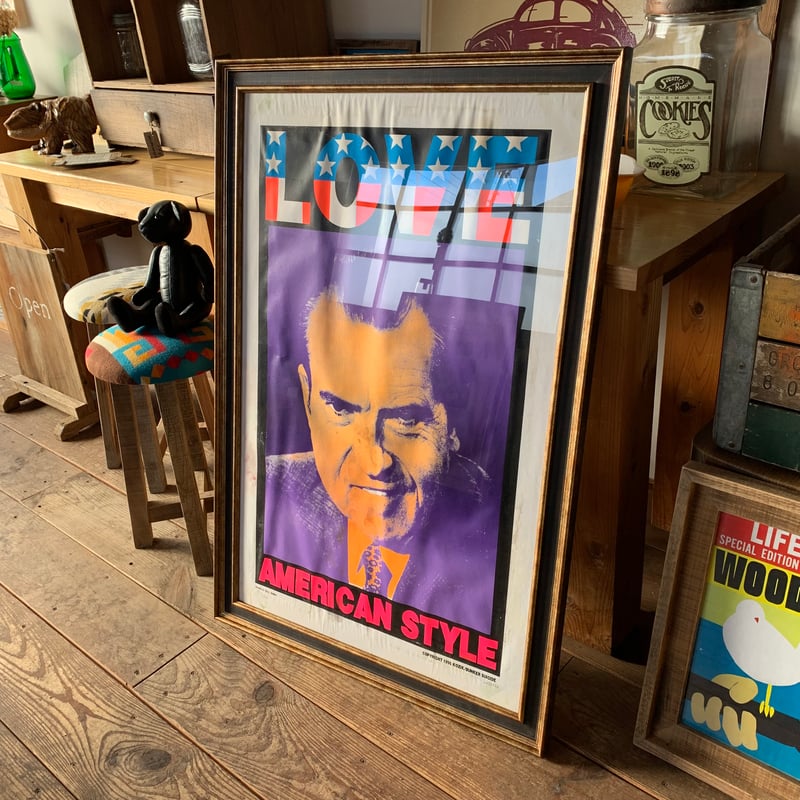 kozik 1996 NIXON ニクソン コジック シルクスクリーンポスター vintage