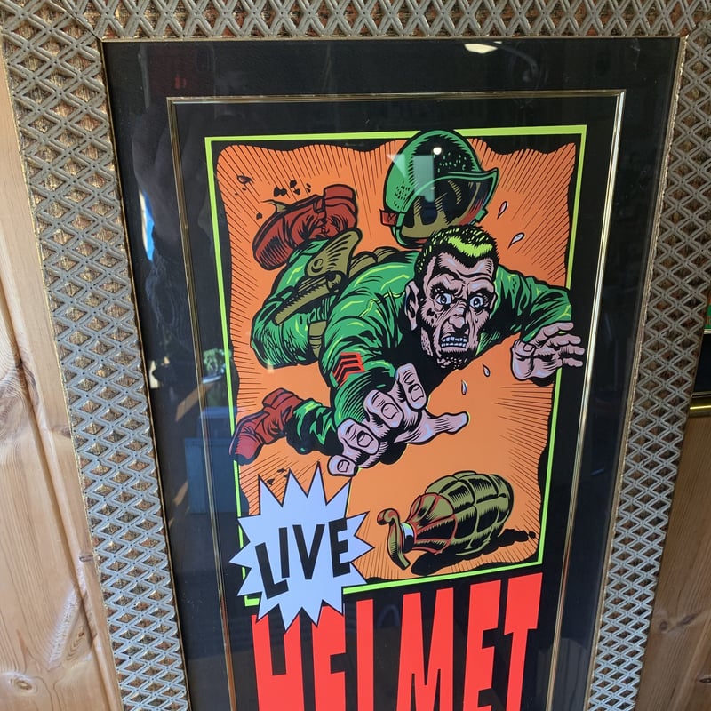 T.A.Z. HELMET SUMMER TOUR '94 シルクスクリーンポスター vint