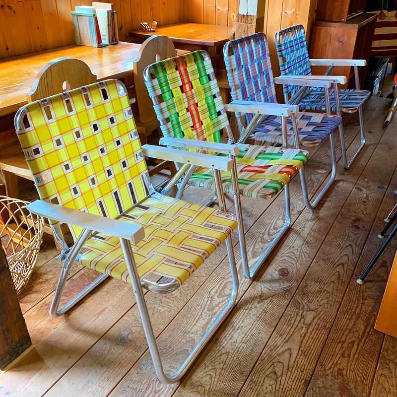 LAWN CHAIR VINTAGE 1970年〜1980年代 ホワイト系 | MILMOUN