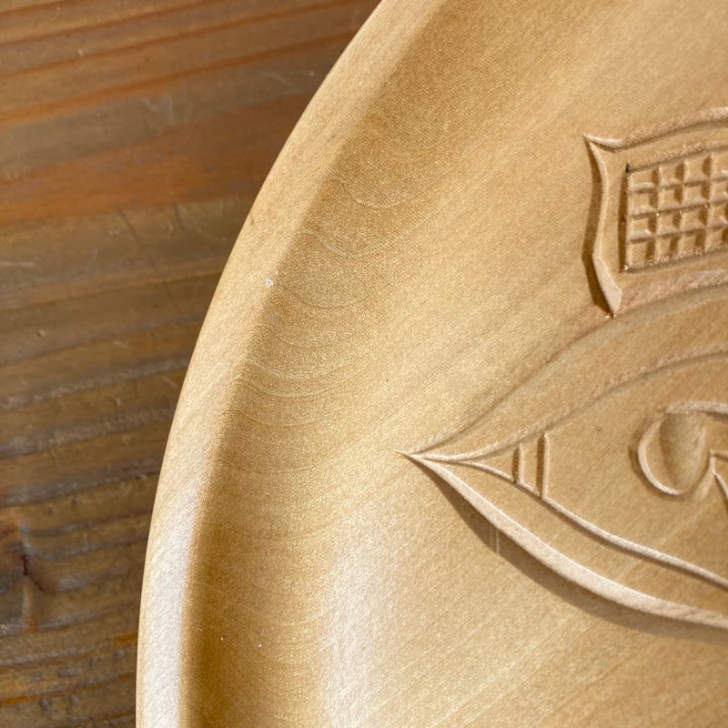 アイヌ文様 木彫り盆 イタ 木製トレイ 北海道 | MILMOUNTAIN STORE