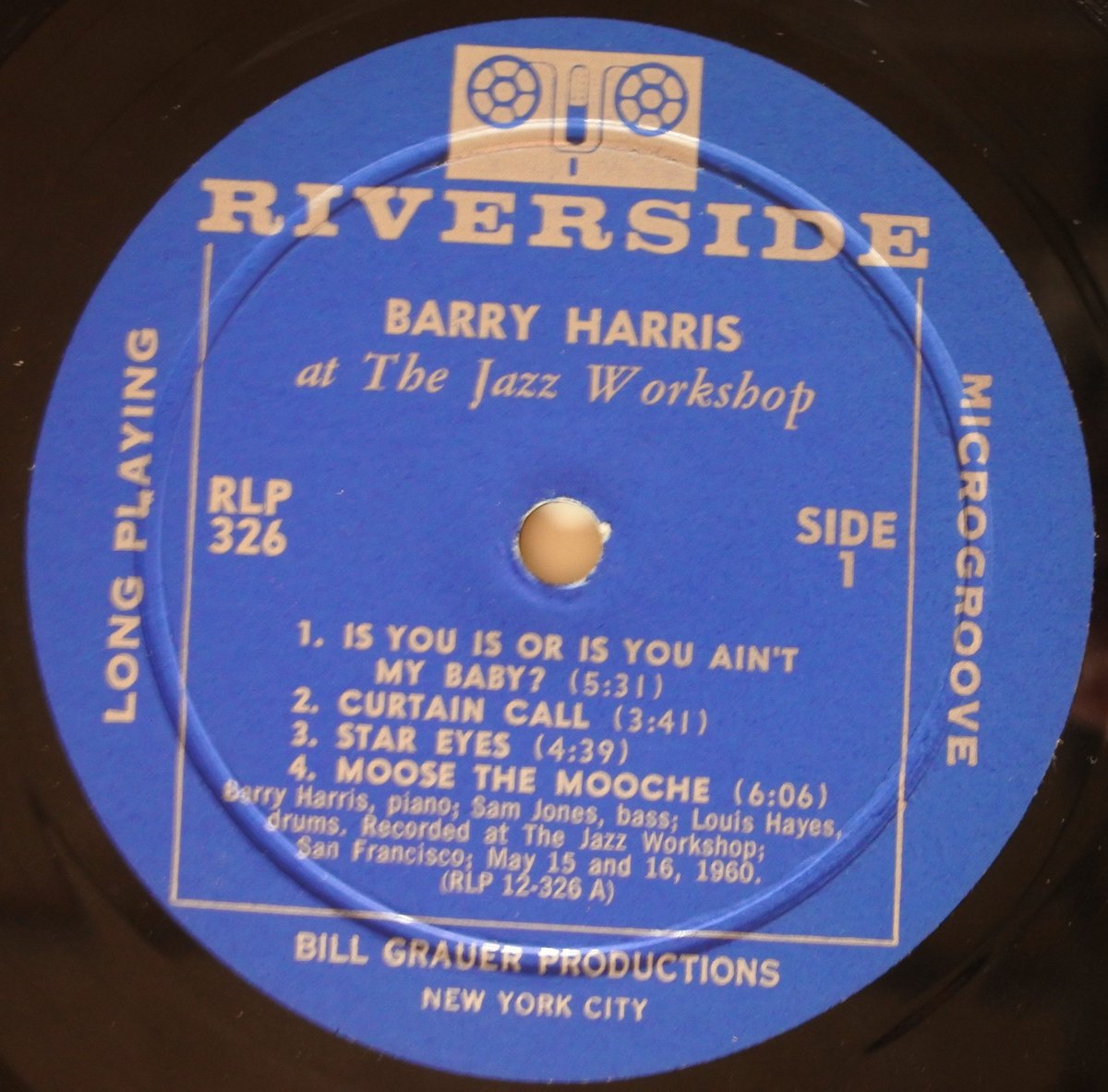 Barry Harris ‎– At The Jazz Workshop （Riversid