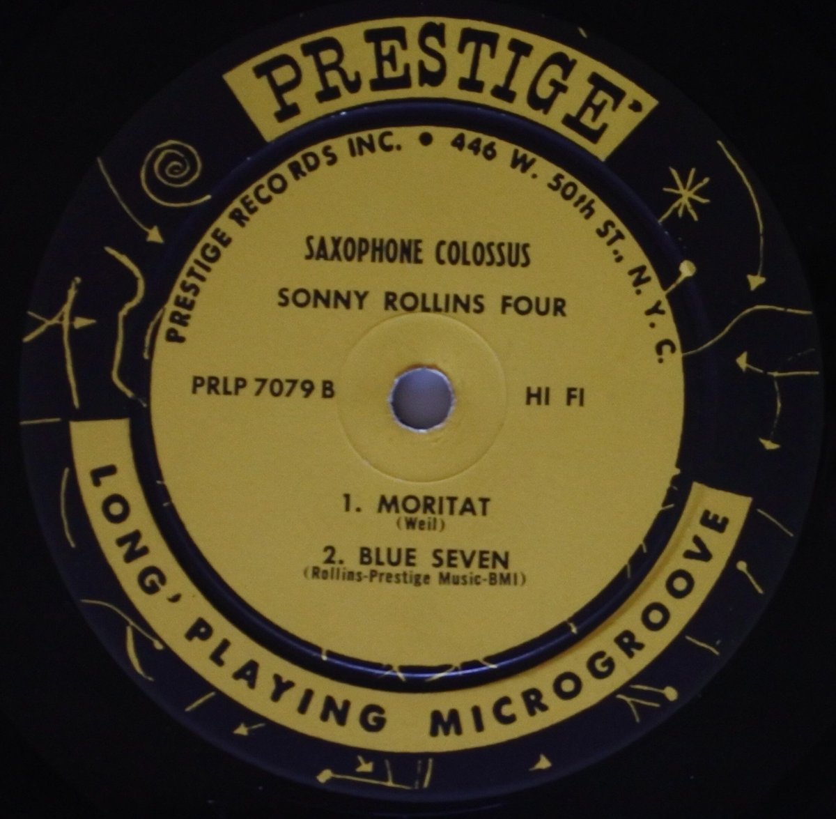 Sonny Rollins ‎– Saxophone Colossus (Prestige ‎