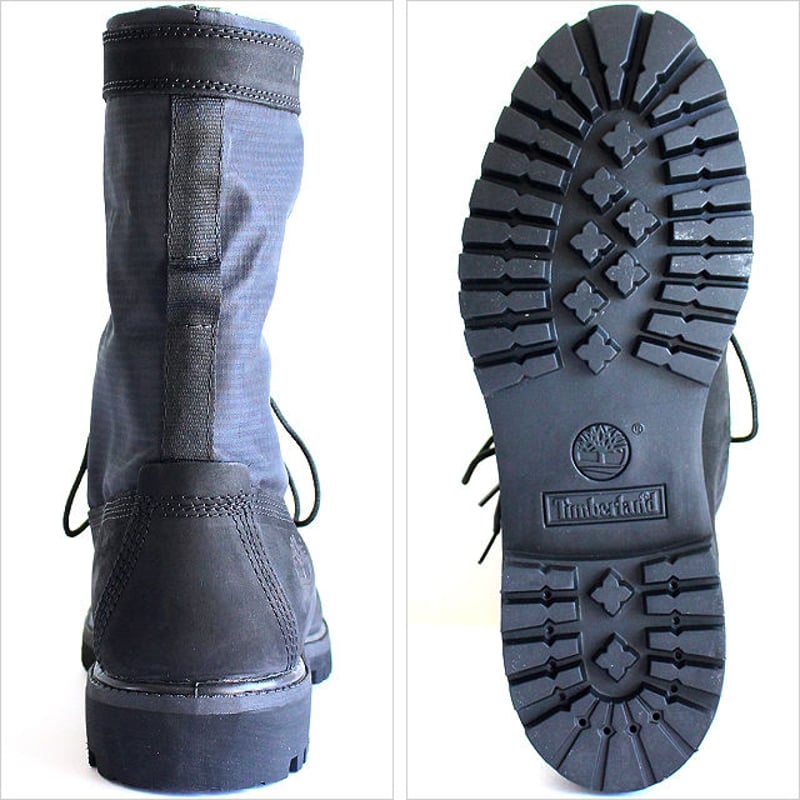 Timberland】 迷彩柄2wayハイカットヌバックレザーミリタリーブーツ