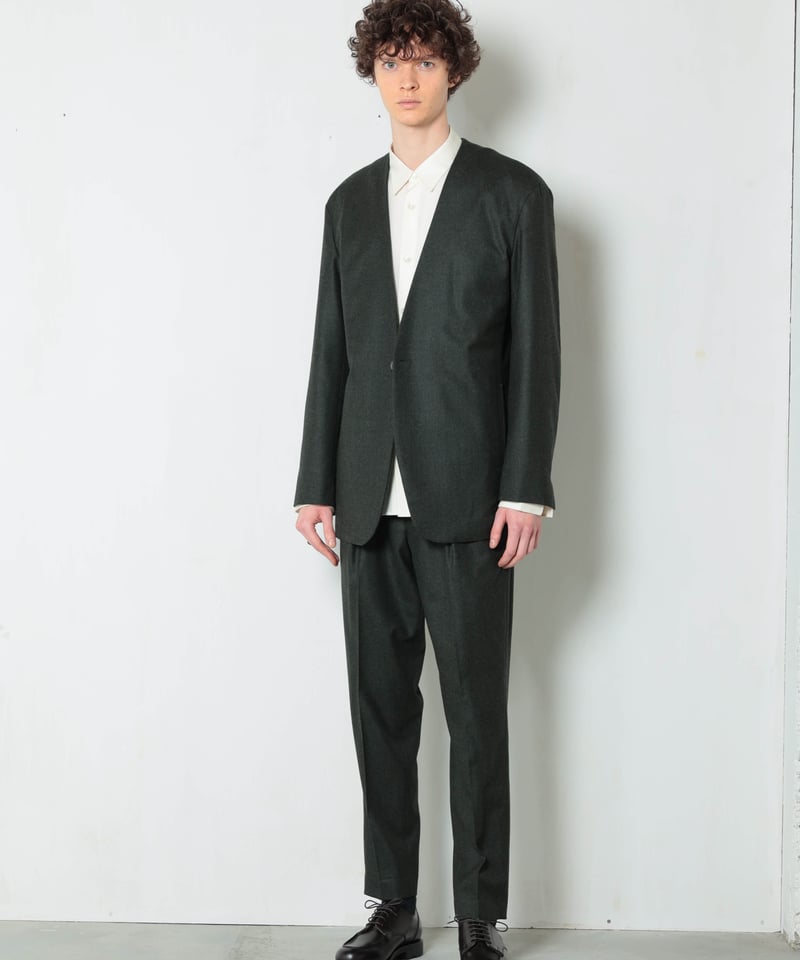 MBハイエンド尾州ウール クラシックノーカラージャケット | MB -there