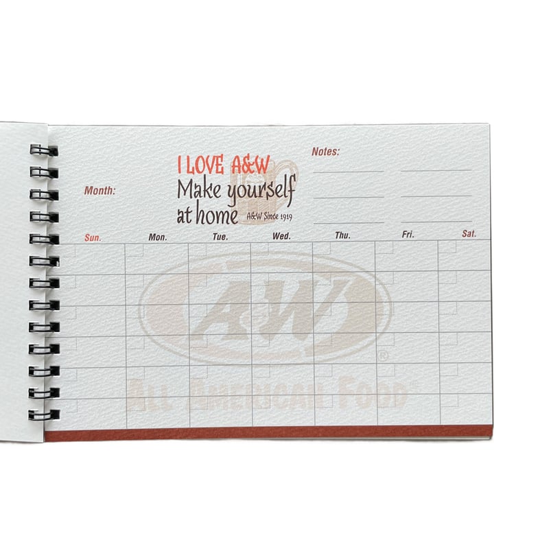 スケッチブックカレンダー | A&W Okinawa