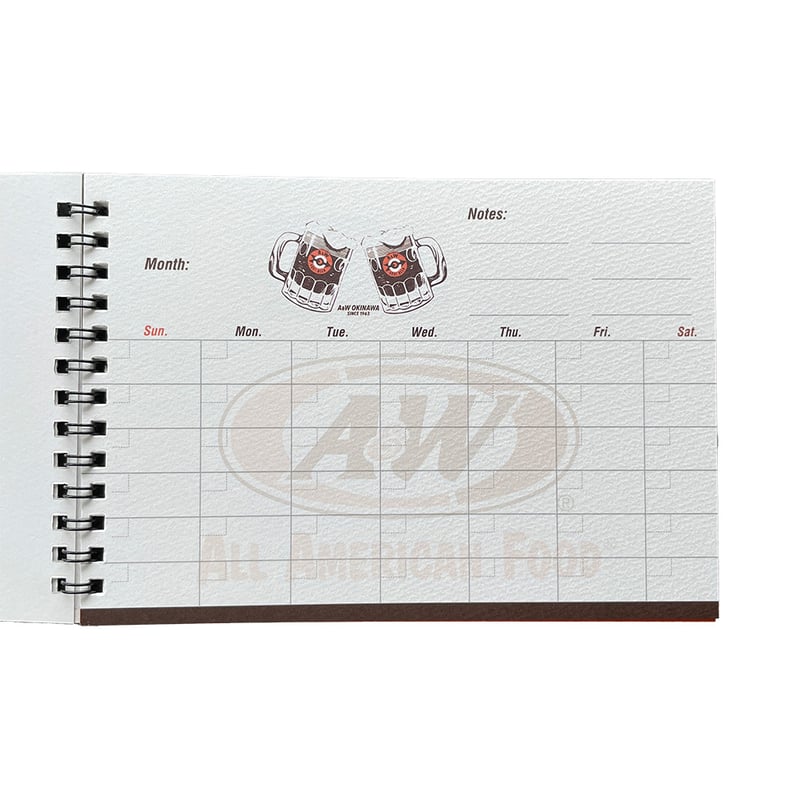 スケッチブックカレンダー | A&W Okinawa