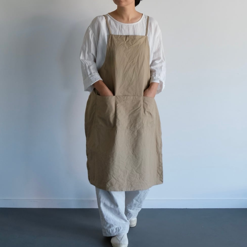 エプロン/ベージュ | takeshikanda