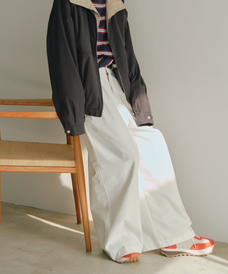 wide chino slacks/3size/3color | F A S H I R U