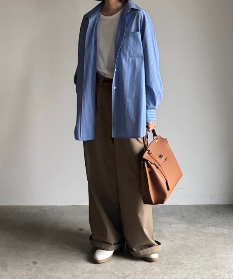 wide chino slacks/3size/3color | F A S H I R U