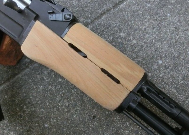 受注 マルイ次世代AK47・AKS47用 ウッドハンドガード製作 | aohate