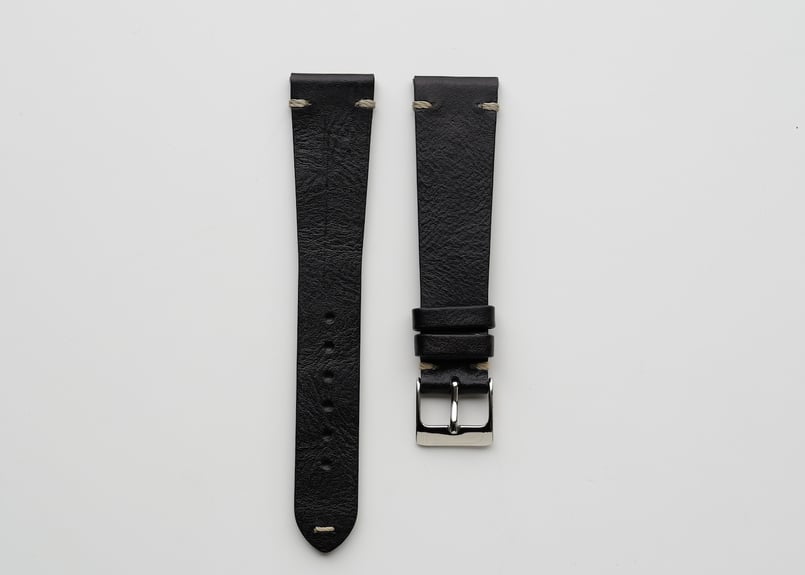 Aging Leather Strap for ROLEX Black | ENZO STORES