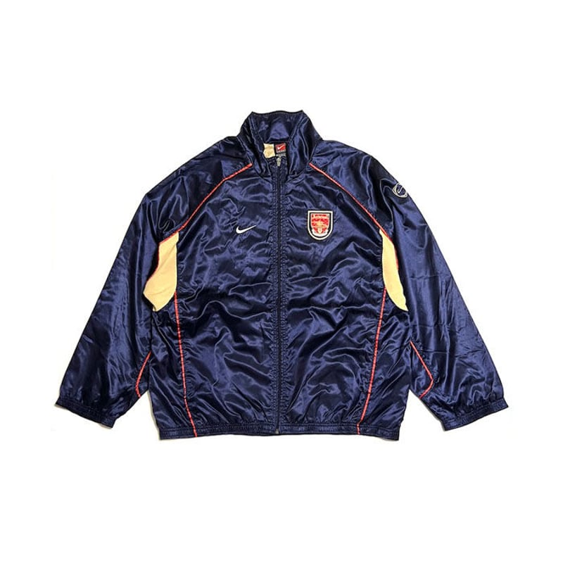 USED】00'S NIKE ARSENAL FC 01-02 NYLON JACKET |