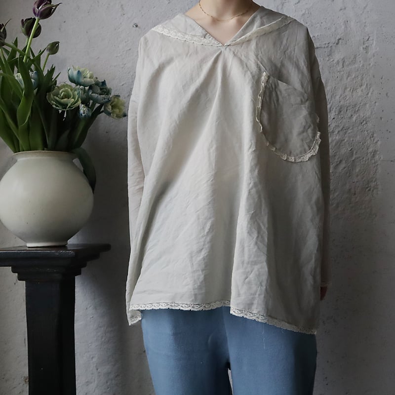 TOWAVASE Leavers blouse (gray) | nii-B | WEBSHOP