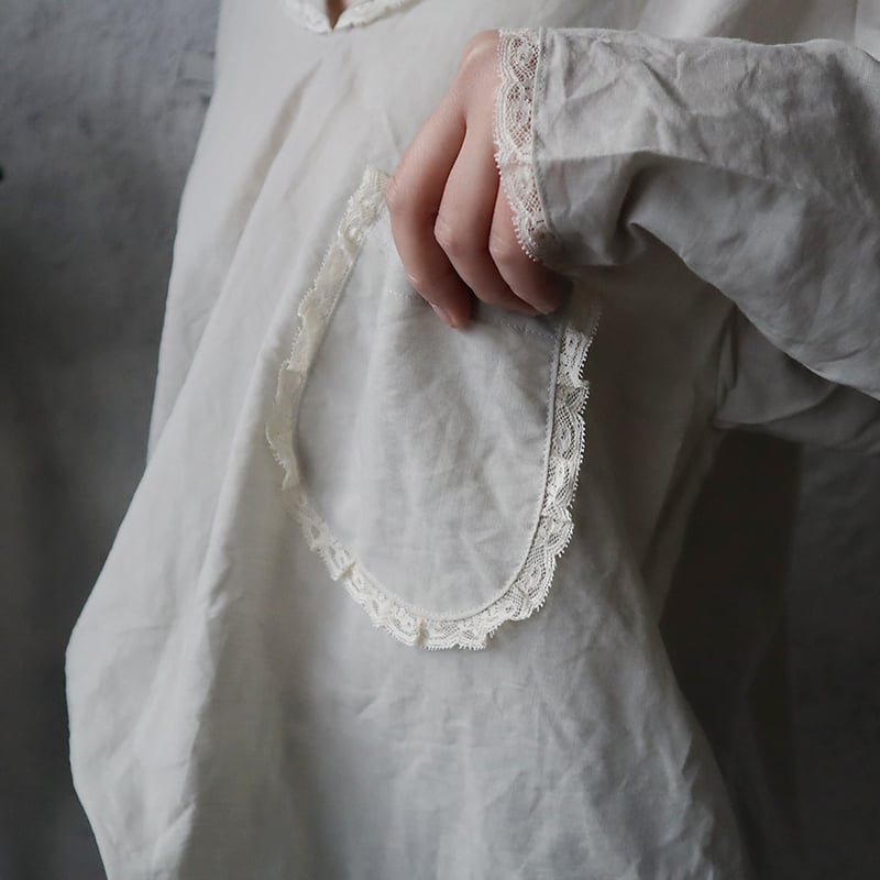 TOWAVASE Leavers blouse (gray) | nii-B | WEBSHOP