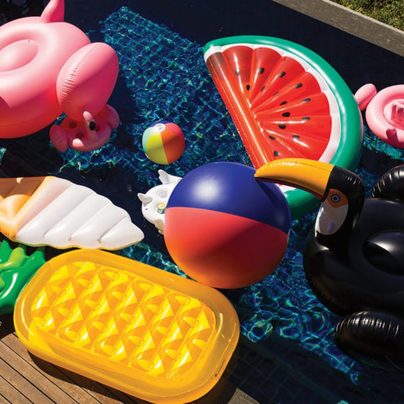 SUNNYLIFE（サニーライフ）ピンクフラミンゴボート/浮き輪/Inflatable