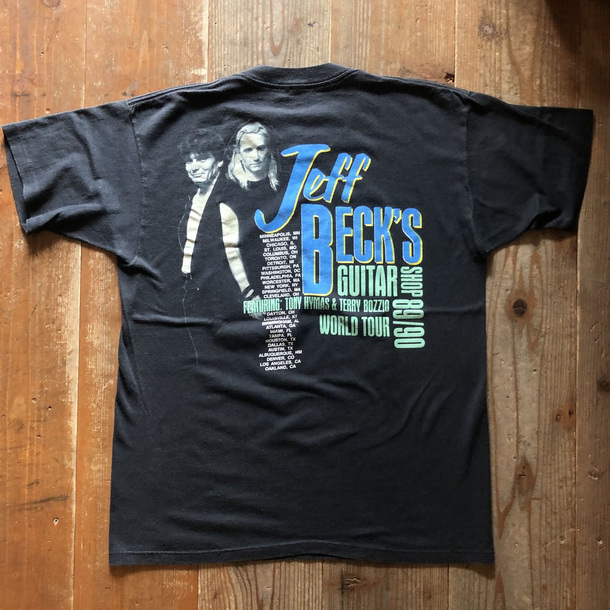 1989 JEFF BECK プリントTシャツ | CUSTOM FEVER