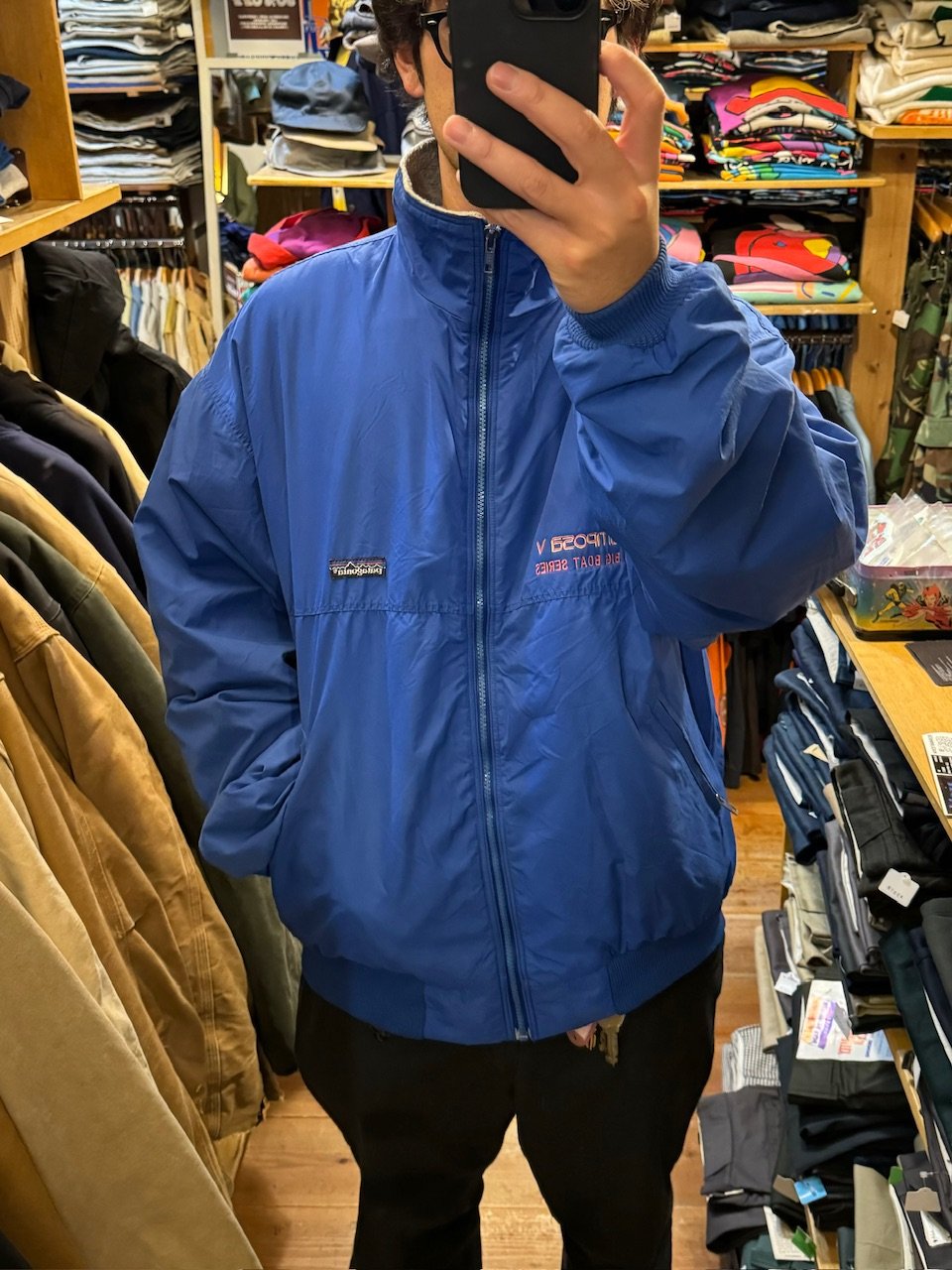80's USA製PATAGONIA シェルドシンチラジャケット | CUSTOM FEVER