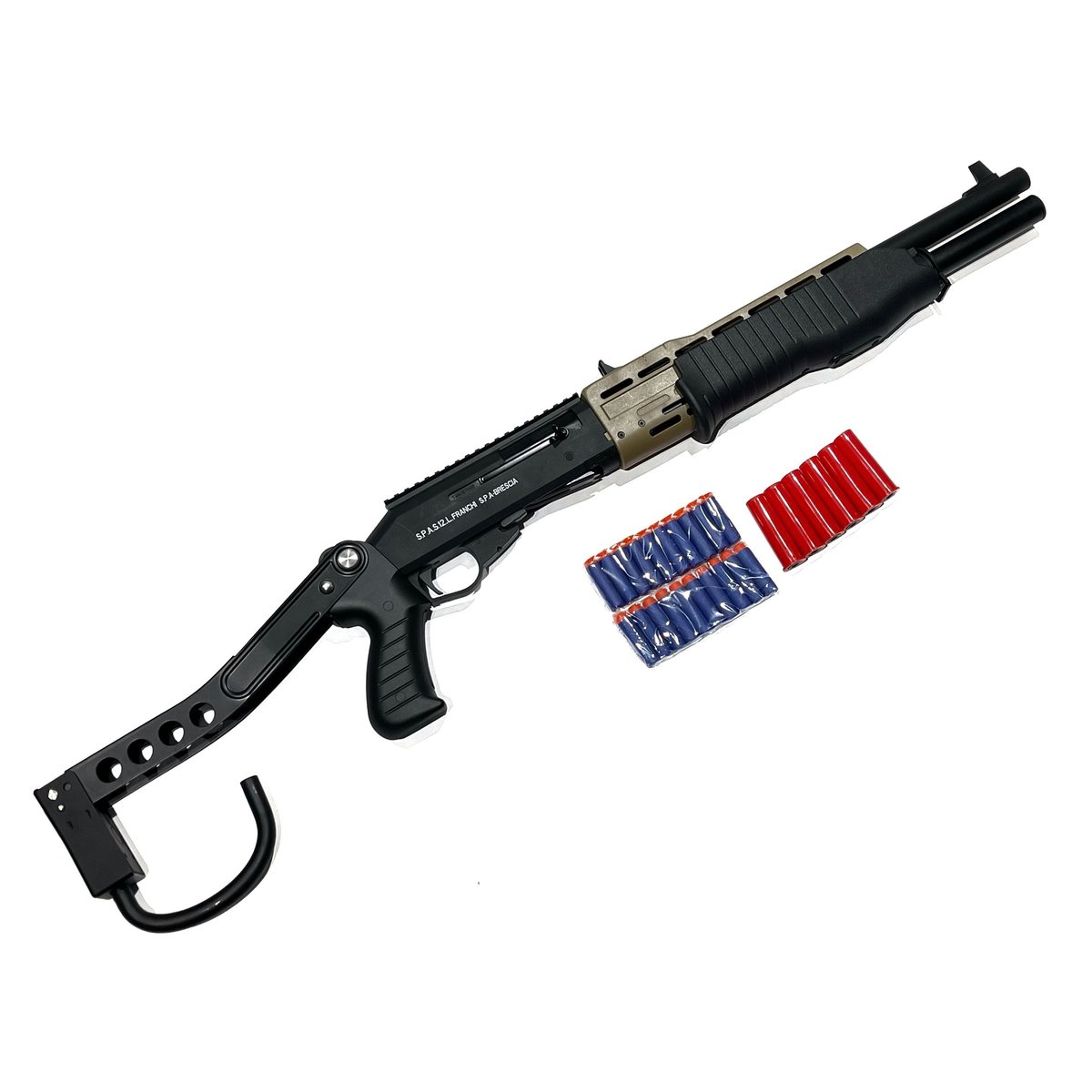 UDL製スパス（SPAS12）ライブカート・単発式ポンプアクション ショット