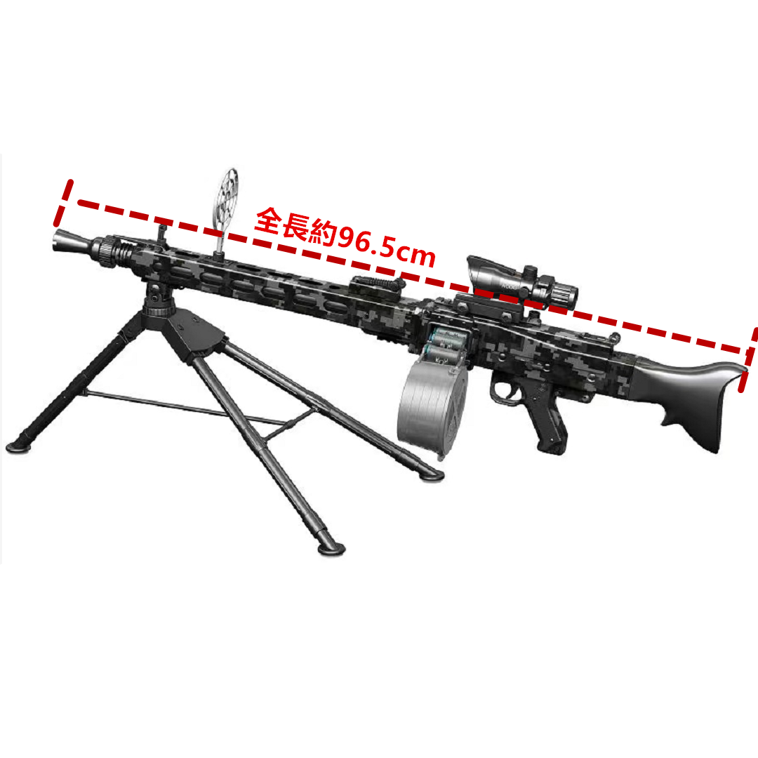 LEHUI・MG3】電動スポンジダーツトイガン ドラムマガジン・ガン