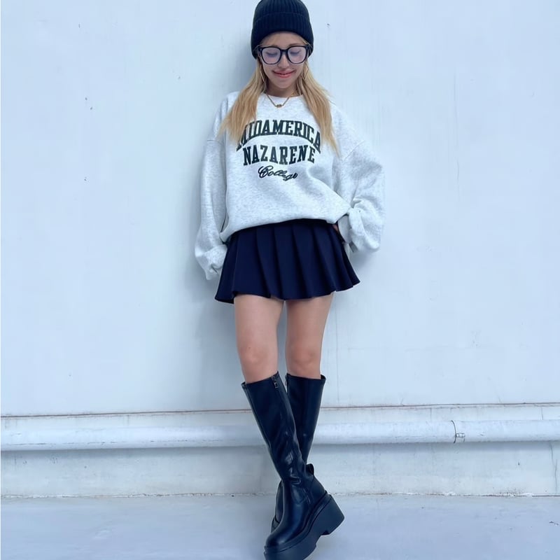 Pleats' short skirt #99801 | MERMO