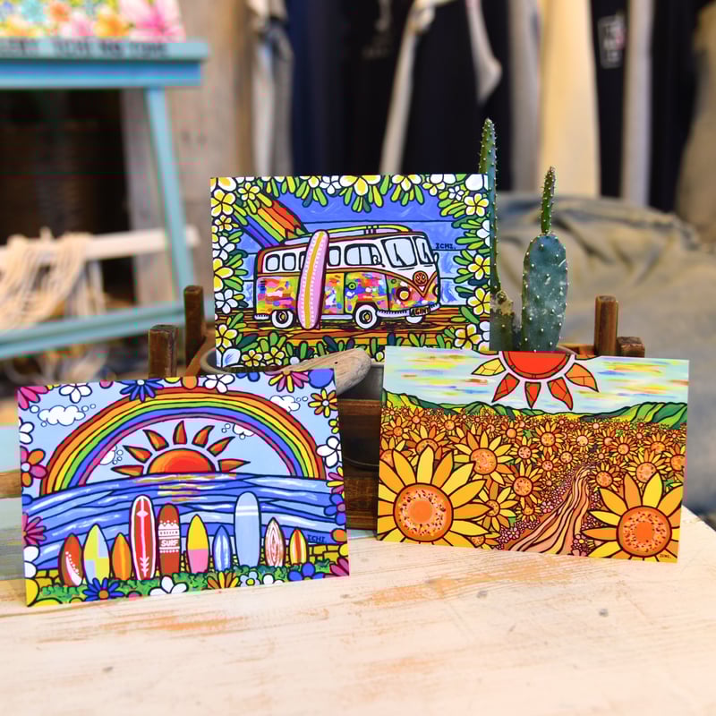 オリジナル ポストカード 3枚セット人気デザインTOP3セット!! | ICHI