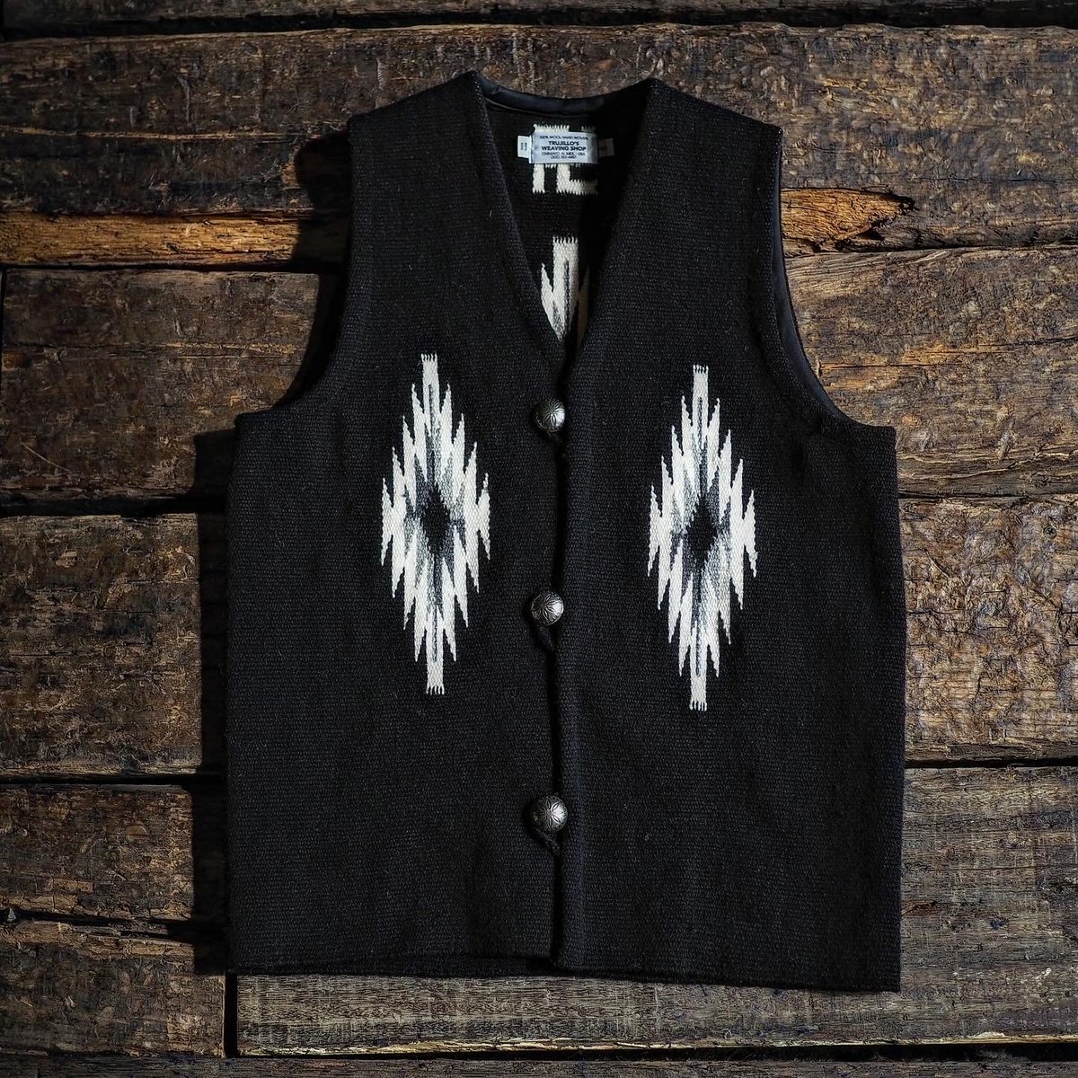 TRUJILLO'S ／ CHIMAYO SUQARE VEST ”卍”（36〜38inch）